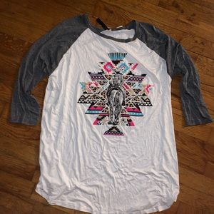 3/4 sleeve shirt NWOT